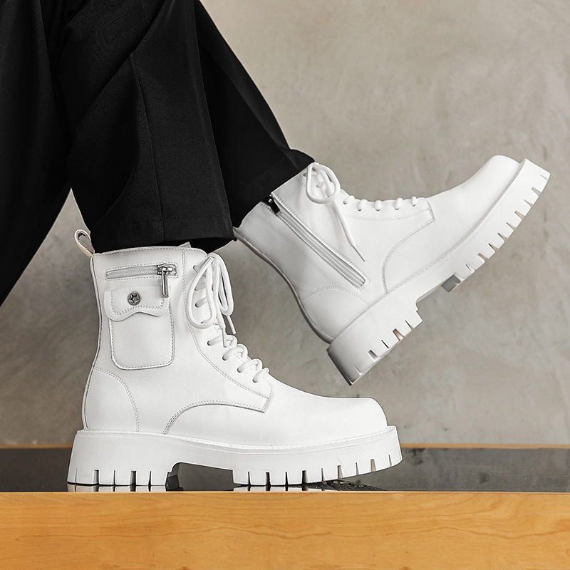 Street Fashion Trends - 2025 Trend Men Boots Sneakers Outdoor
