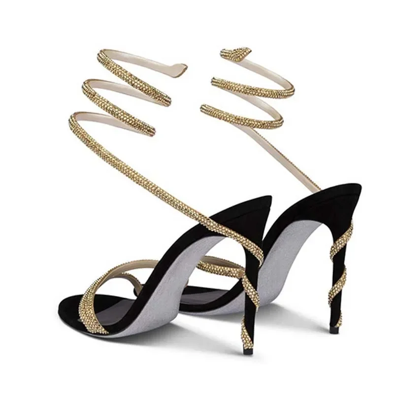 Street Fashion Women - Eilyken Fashion Crystal Stiletto High Heels
