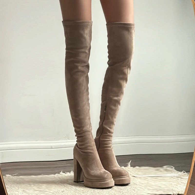 Street Fashion Rome - Nightclub Fashion Woman Thigh High Boots