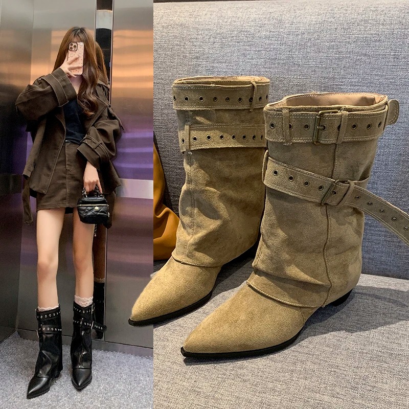 Street Fashion Trends - 2025 Pointed Toe Women's Winter Boots