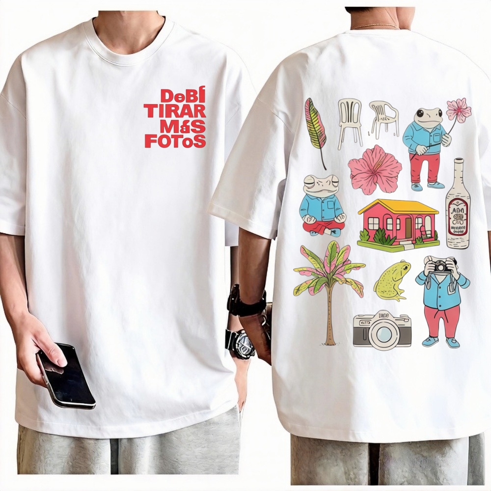 Foto Street Fashion - Rapper Bad Bunny T-shirt Debi Tirar