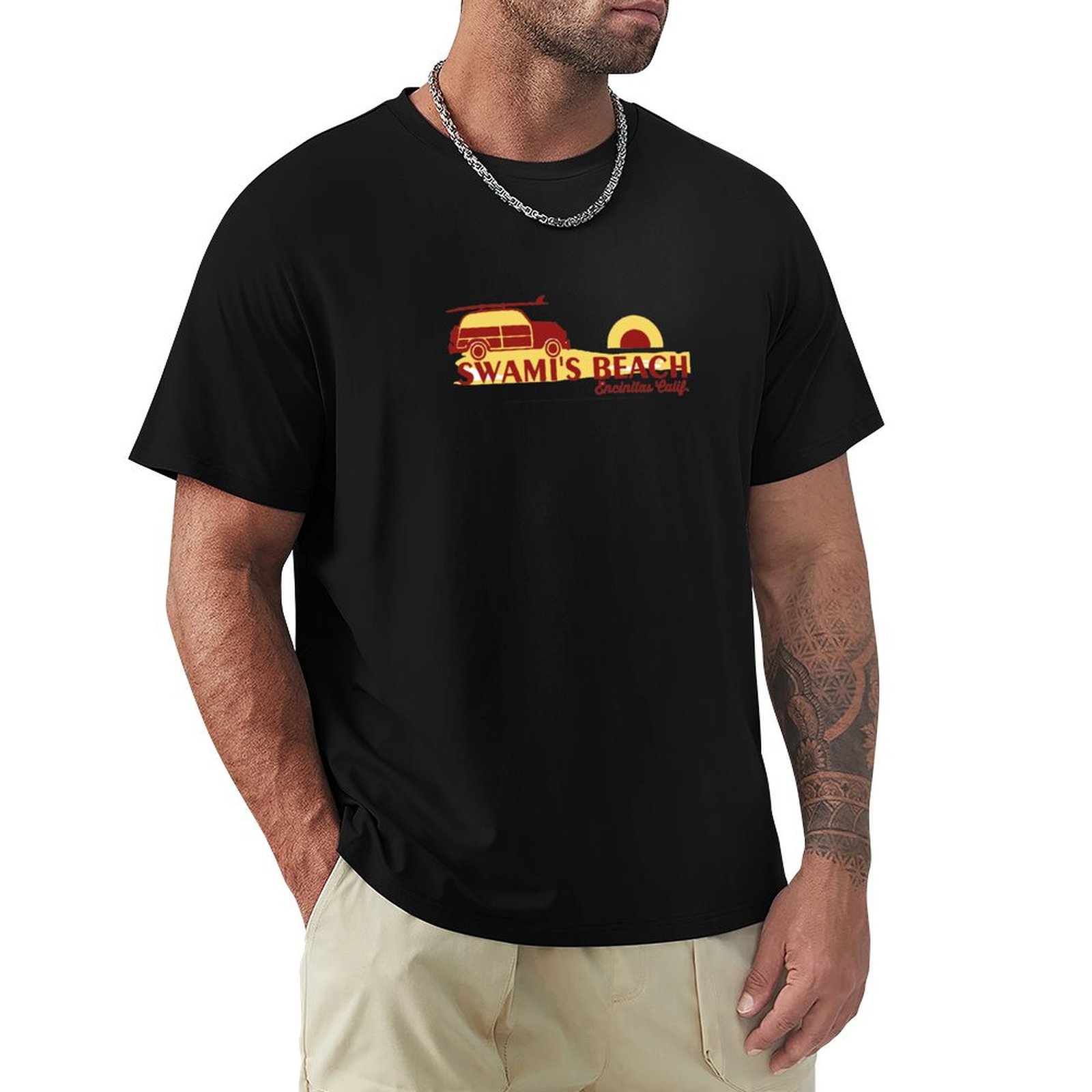 Street Fashion California - Swami's Beach - California. T-Shirt Street