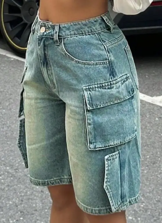 Street Fashion England - New Loose Shorts with Multiple Pockets