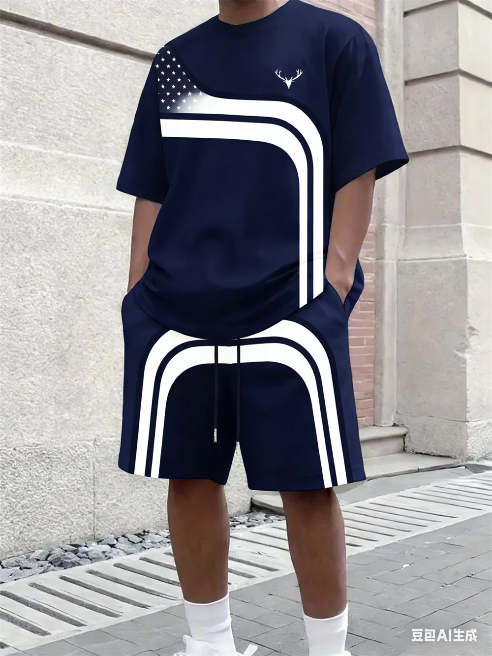 Street Fashion Clothing - Fashion Summer Men's Stripe Print Comfortable