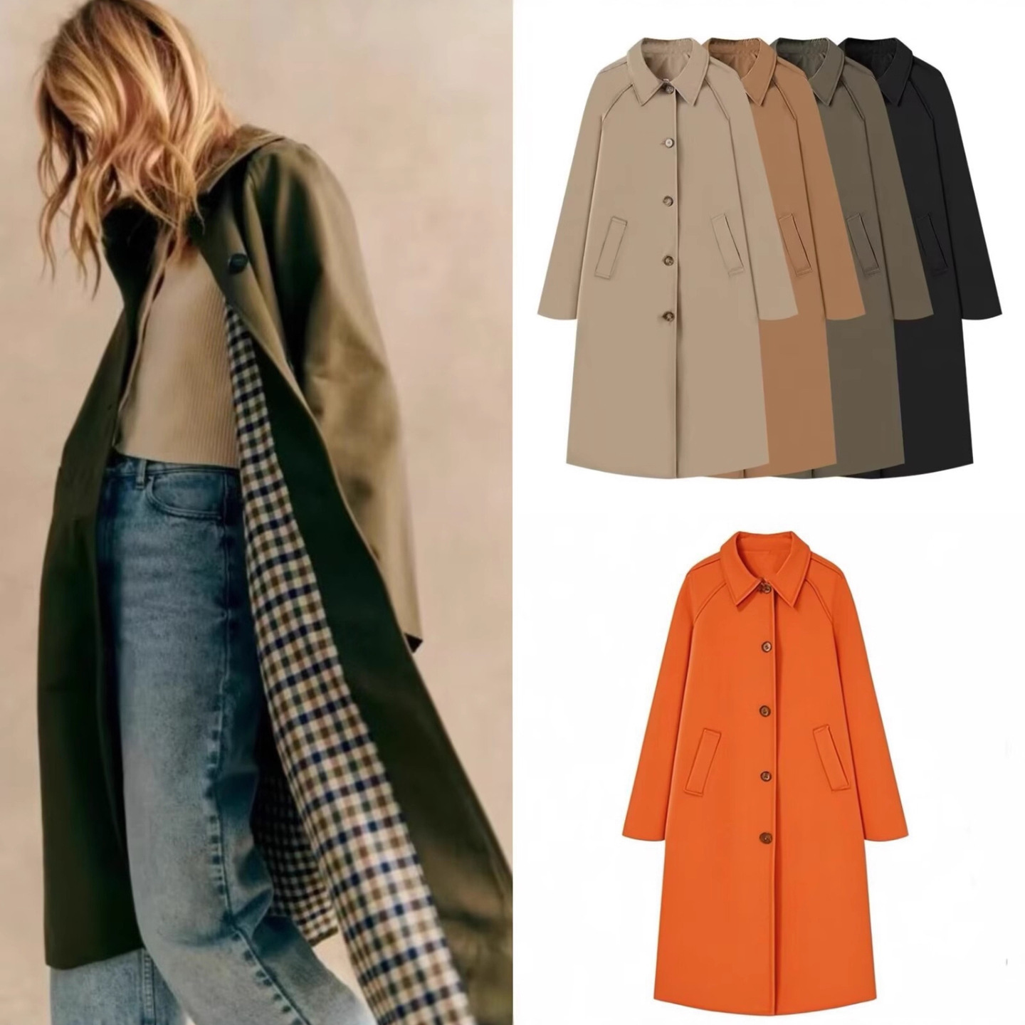 Women's Fashion Long Trench Co - огляд і ціна Street Fashion England