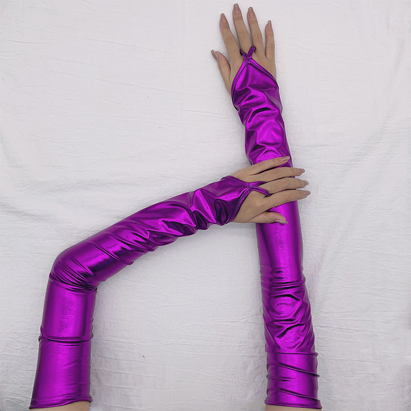 Women Patent Leather Hook Fing - огляд і ціна Street Fashion Gloves