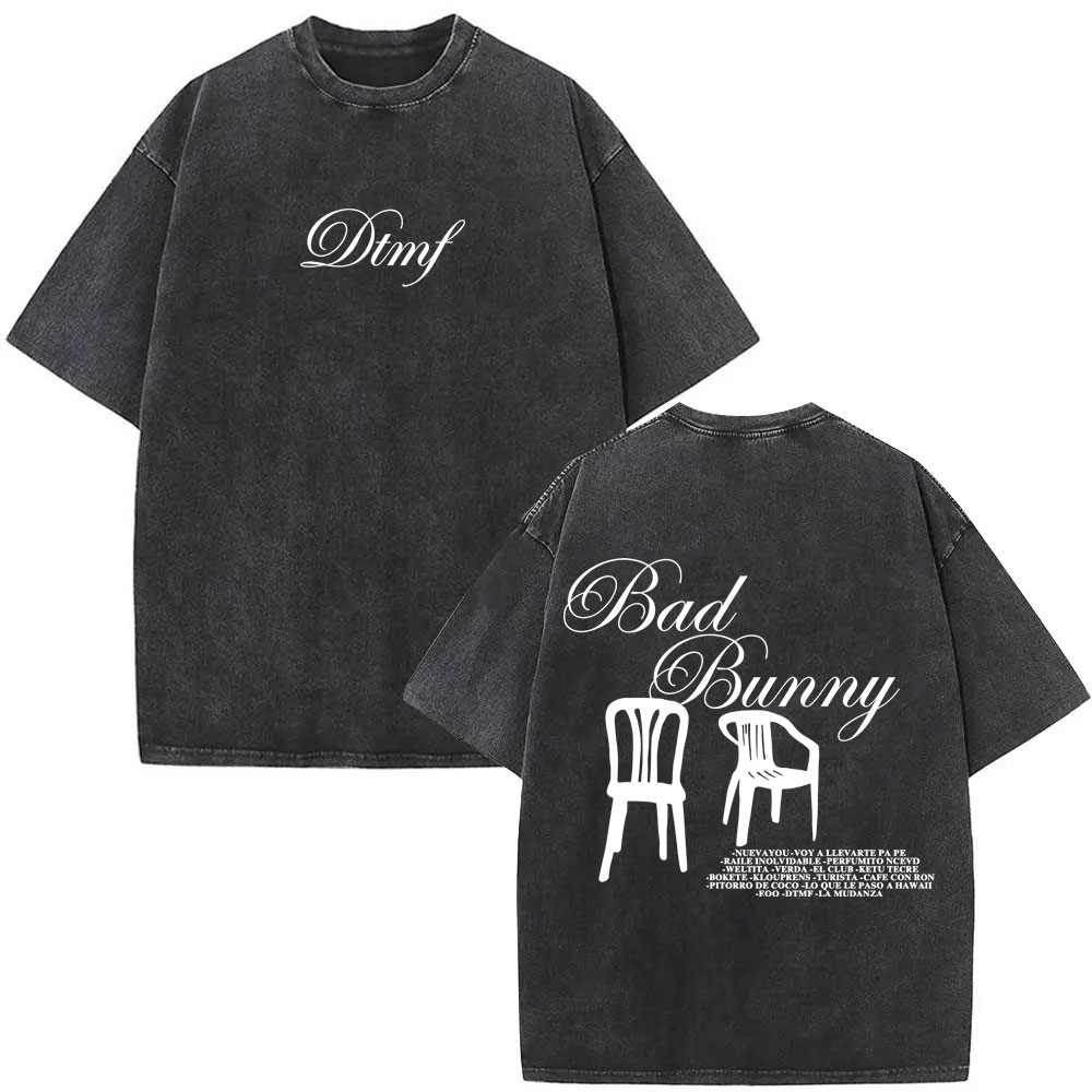 Washed Vintage Rapper Bad Bunn - огляд і ціна Foto Street Fashion