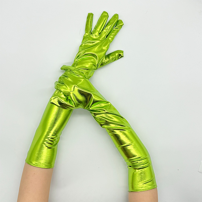 48cm Women Patent Leather Soli - огляд і ціна Street Fashion Gloves