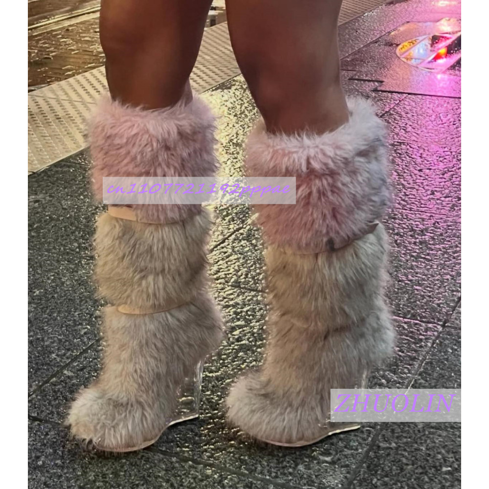 Winter Gradient Furry Transpar - огляд і ціна Street Fashion Trends