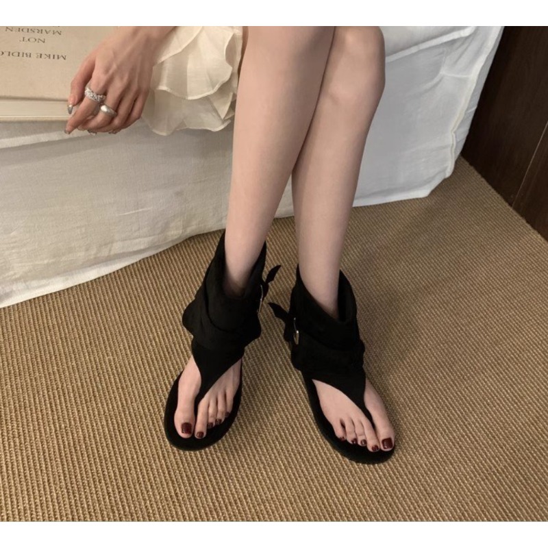 2025Spring Clip Toe Flats Sand - огляд і ціна Street Fashion Rome