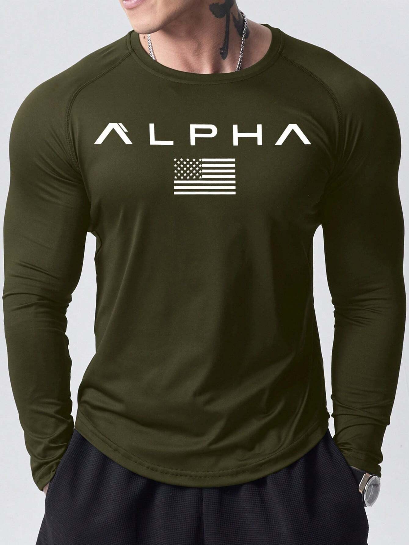 New men's long-sleeved T-shirt - огляд і ціна Street Fashion Men