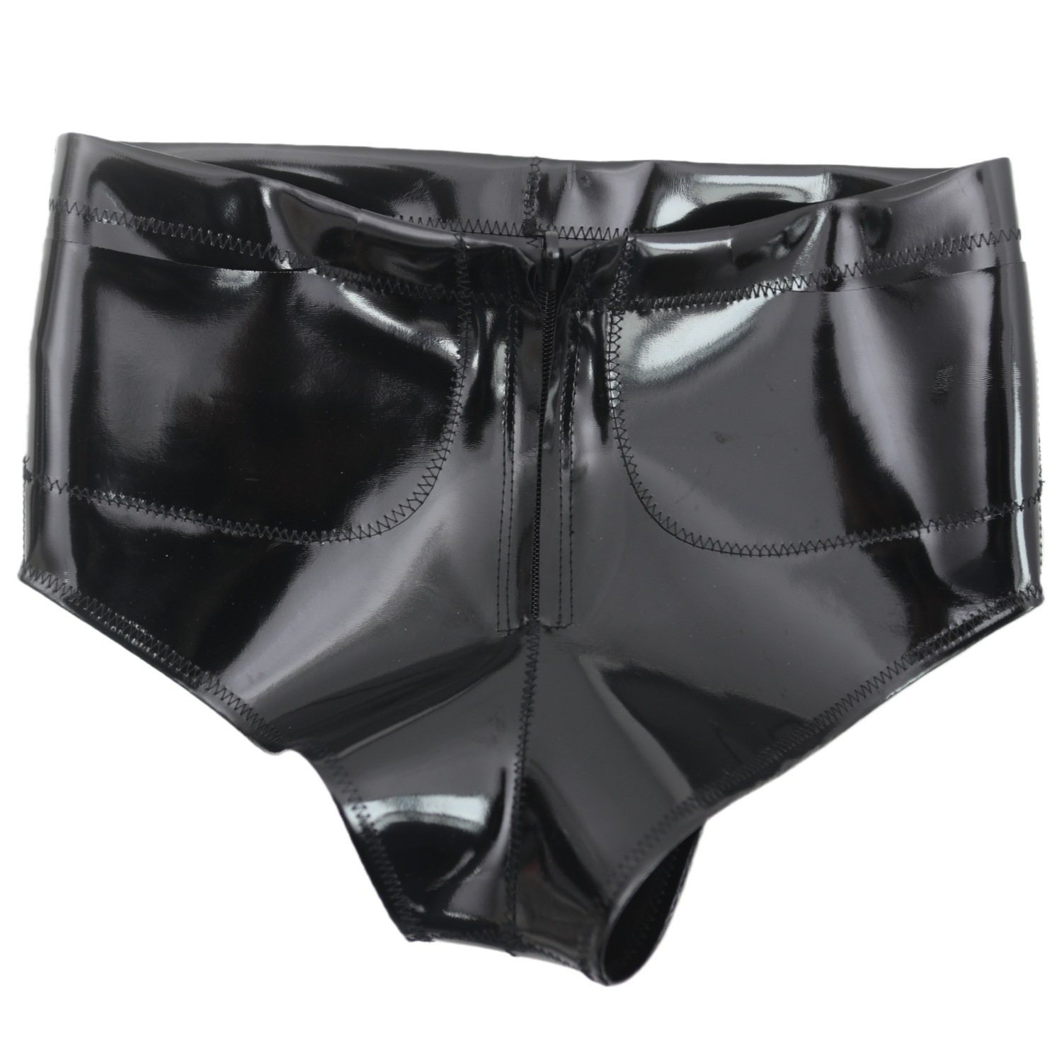 Women Men Glossy Pocket Shorts - огляд і ціна Street Fashion Women
