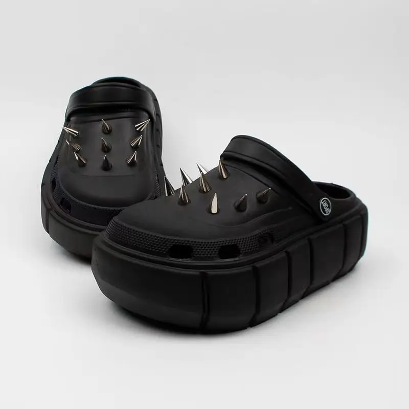 Y2K style Rivet Hole Shoes Wom - огляд і ціна Street Fashion Trends