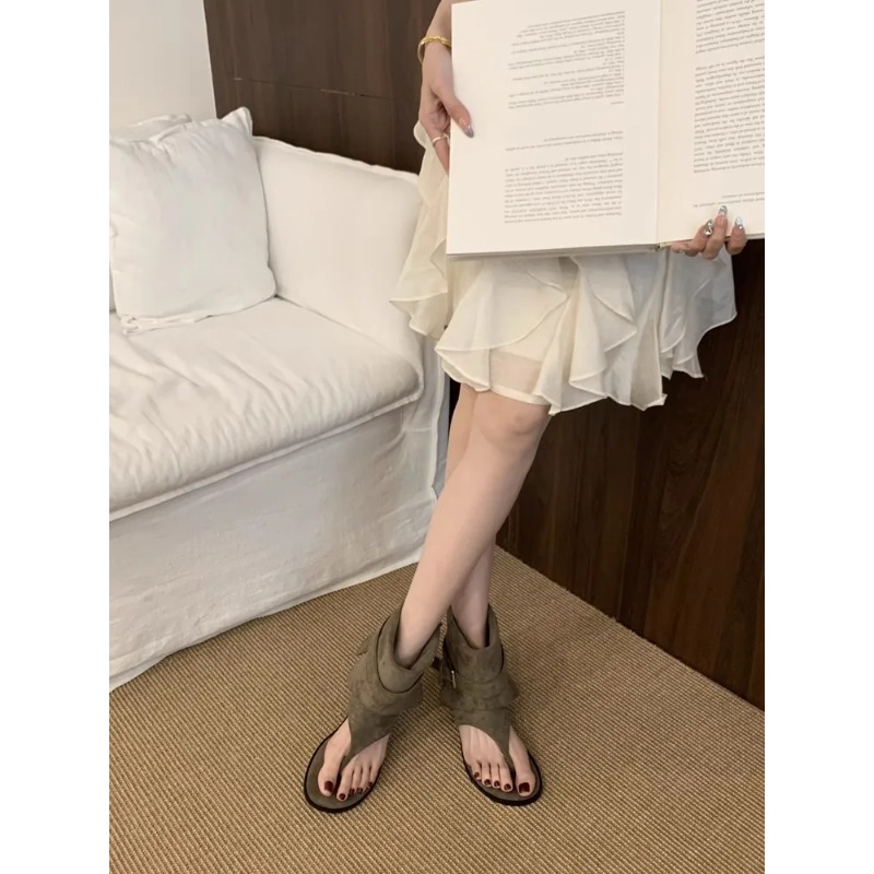 Fashion Open Toe Flats Sheepsk - огляд і ціна Street Fashion Rome