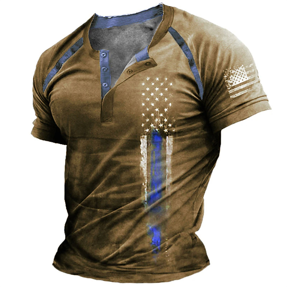 Funny 3D American Flag Print M - огляд і ціна Street Fashion Men