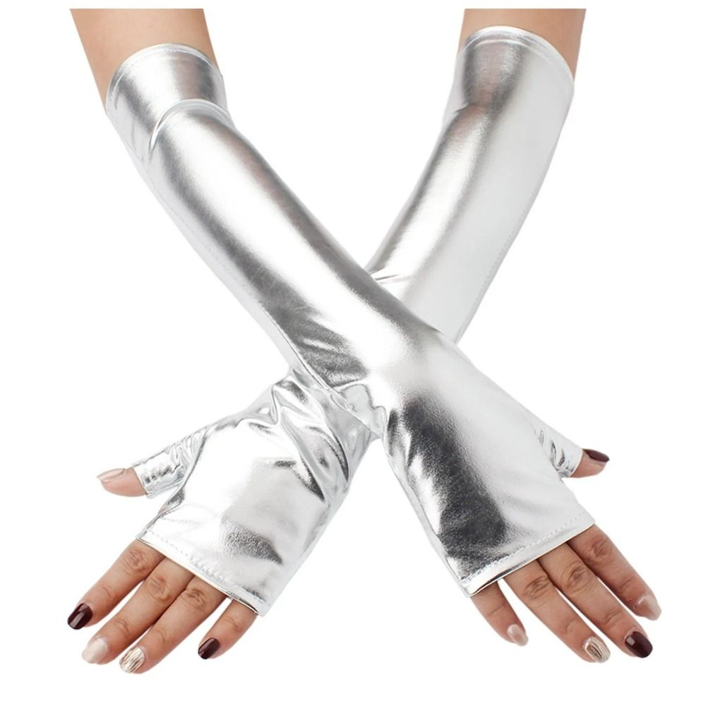 Sexy Fake Leather Metallic Glo - огляд і ціна Street Fashion Gloves