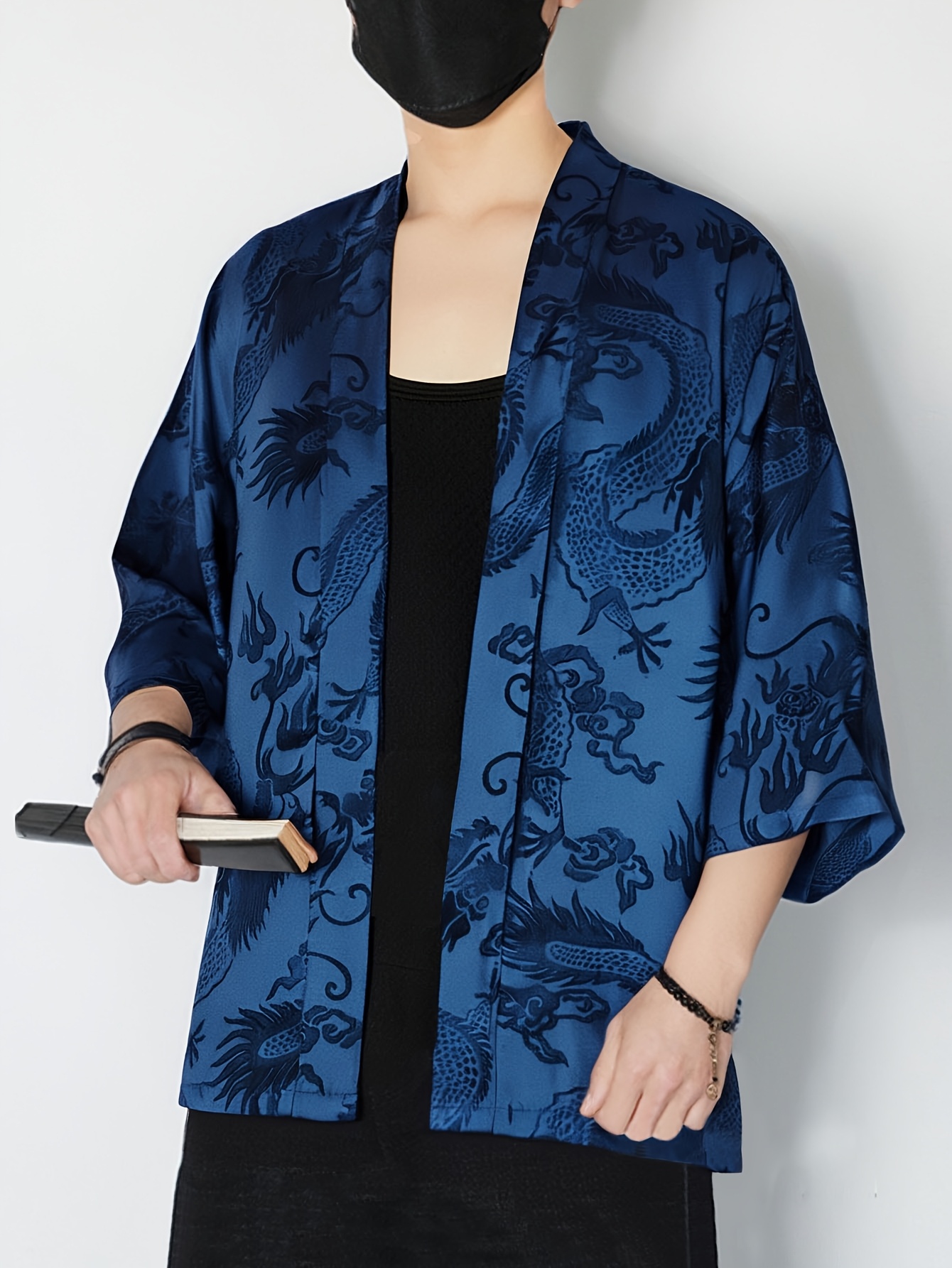 2026 Summer Men's Kimono 3D Pr - огляд і ціна Street Fashion Clothing