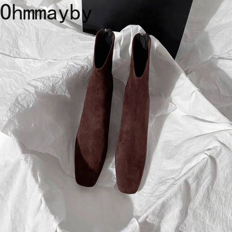 Autumn Winter Square Toe Woman - огляд і ціна Street Fashion Rome