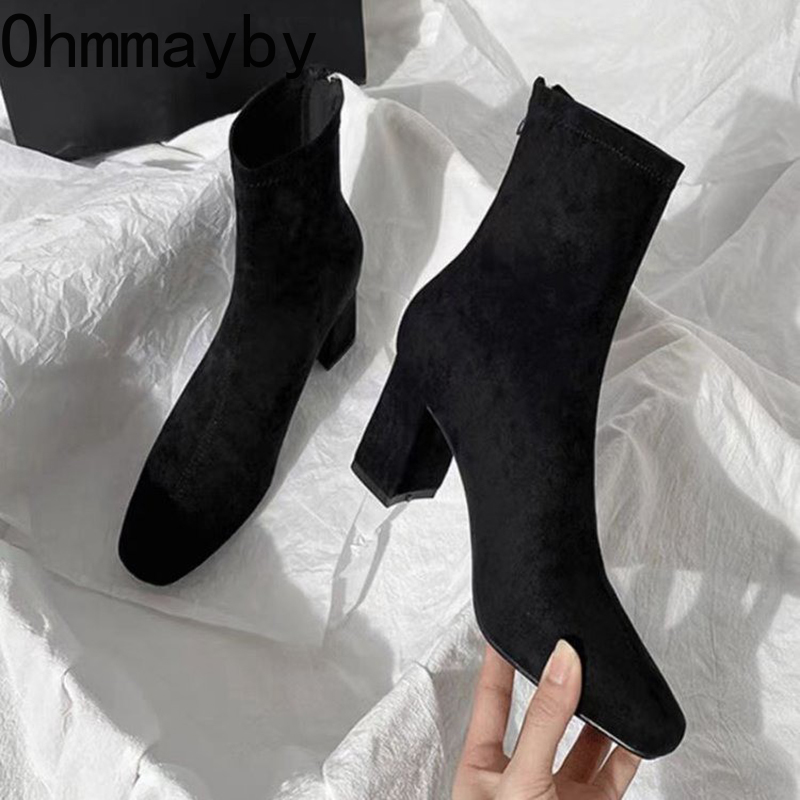 Autumn Winter Square Toe Woman - огляд і ціна Street Fashion Rome