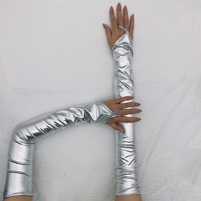 Lacquer Leather Hook Finger Lo - огляд і ціна Street Fashion Gloves
