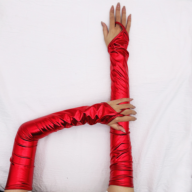 Lacquer Leather Hook Finger Lo - огляд і ціна Street Fashion Gloves