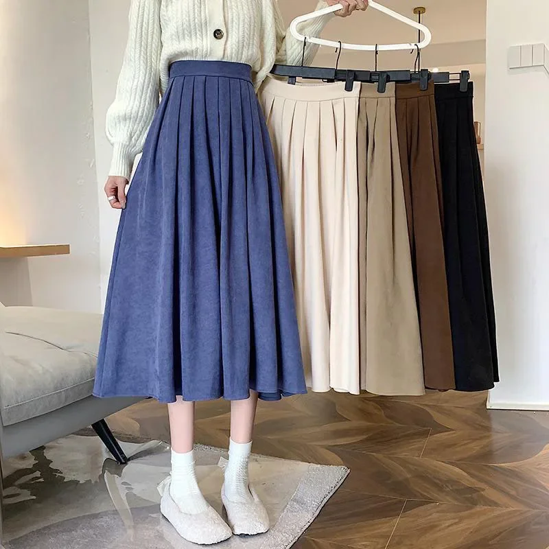 Women's Vintage Pleated Skirt  - огляд і ціна Street Fashion Korean Girl