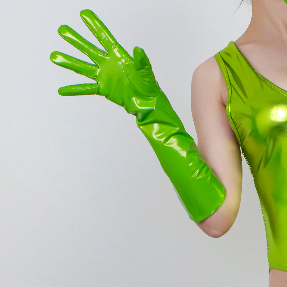 40cm Long Patent Leather Glove - огляд і ціна Street Fashion Gloves