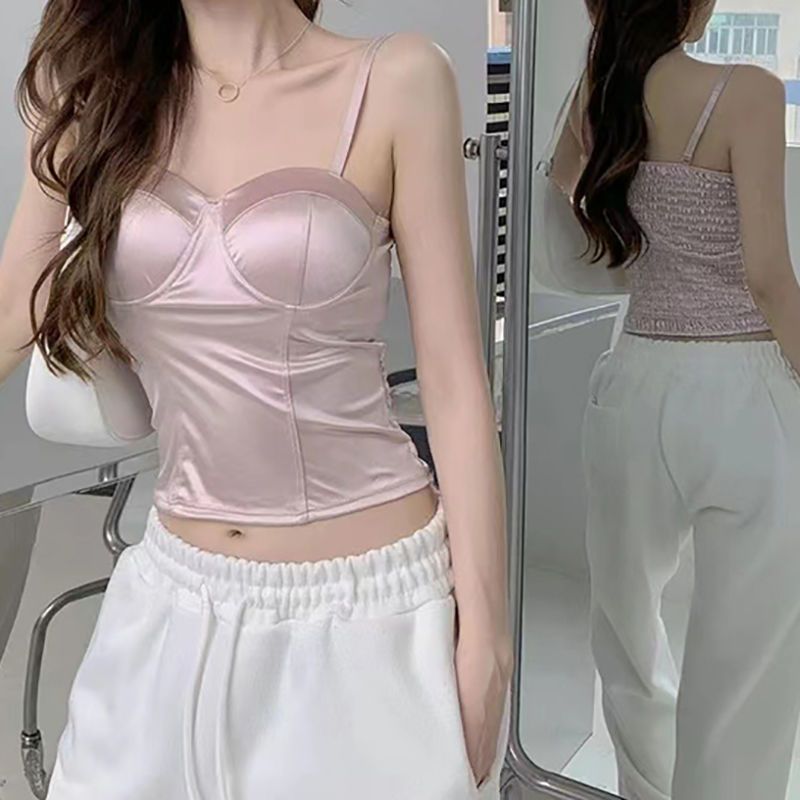 Camisole Women Summer Y2k Swee - огляд і ціна Street Fashion Korean Girl