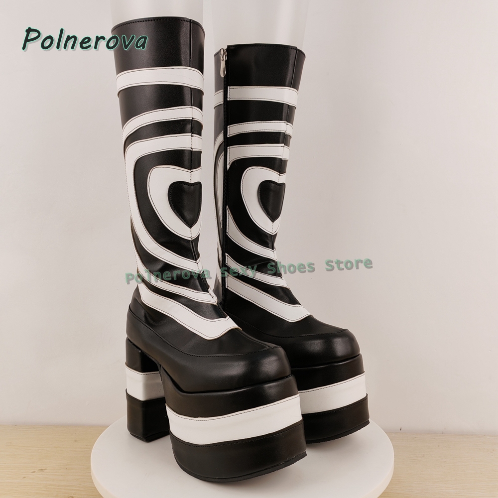 Heart Print Platform Fashion B - огляд і ціна Street Fashion Trends