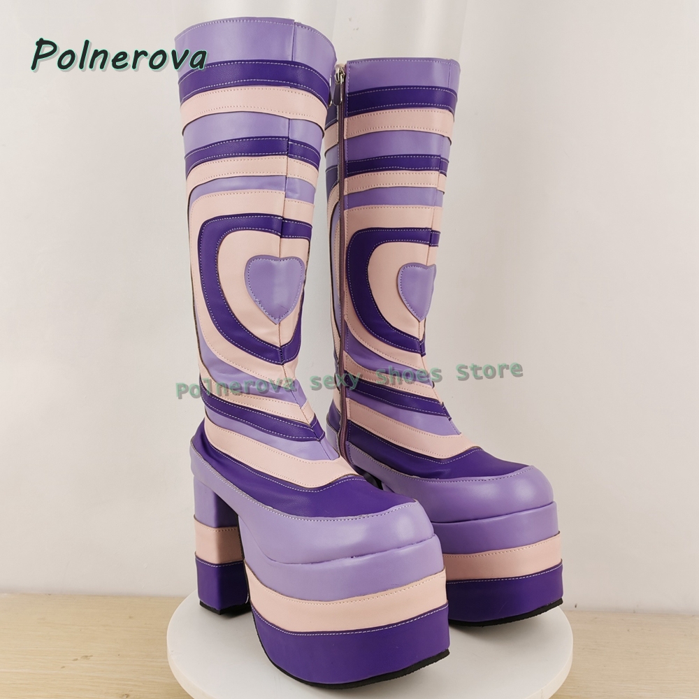Heart Print Platform Fashion B - огляд і ціна Street Fashion Trends