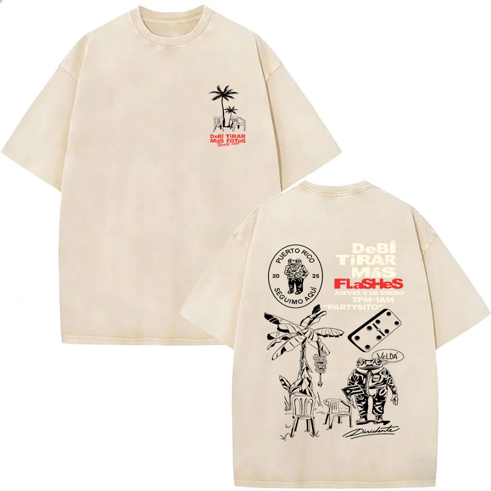 Washed Vintage Rapper Bad Bunn - огляд і ціна Foto Street Fashion