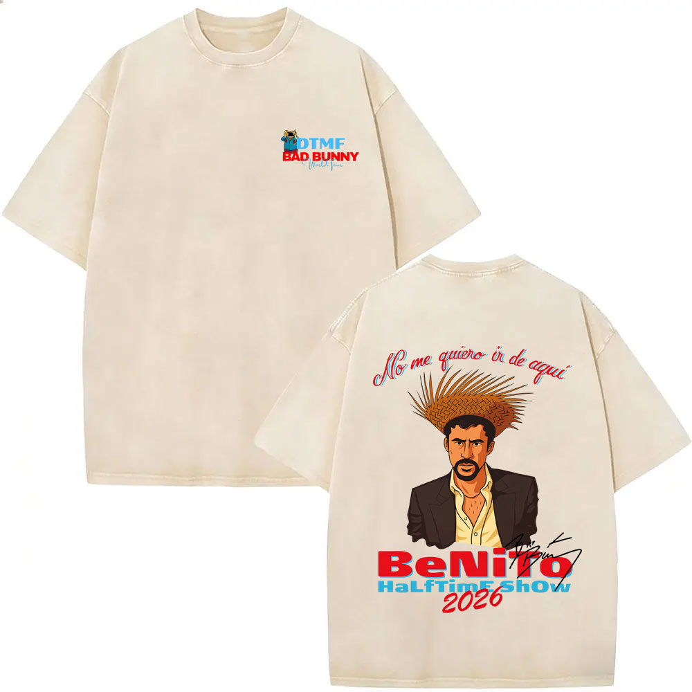 Washed Vintage Rapper Bad Bunn - огляд і ціна Foto Street Fashion