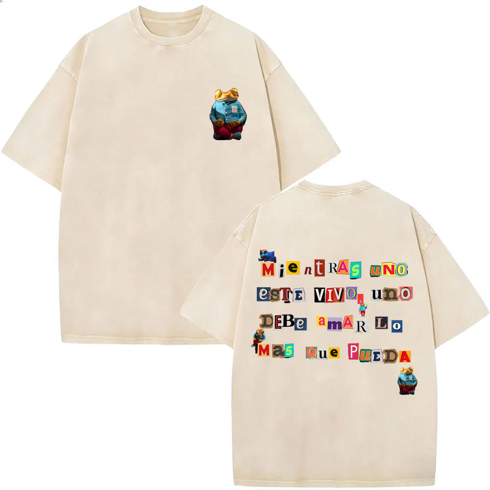 Washed Vintage Rapper Bad Bunn - огляд і ціна Foto Street Fashion