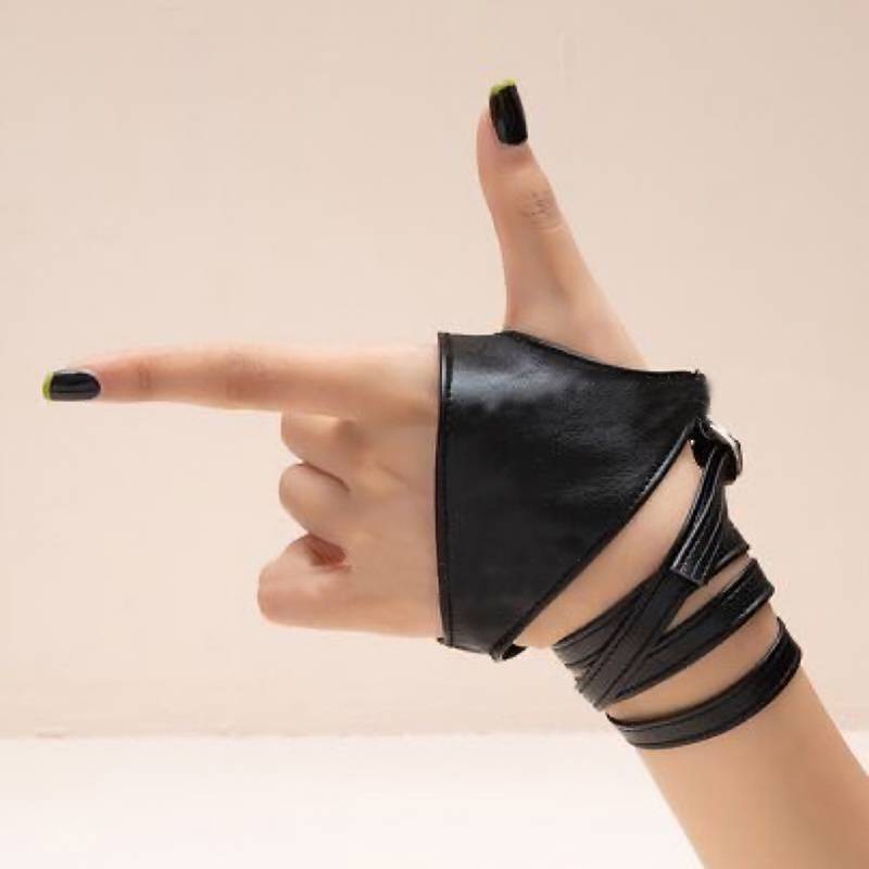 Women Sexy Black Half-Finger G - огляд і ціна Street Fashion Gloves