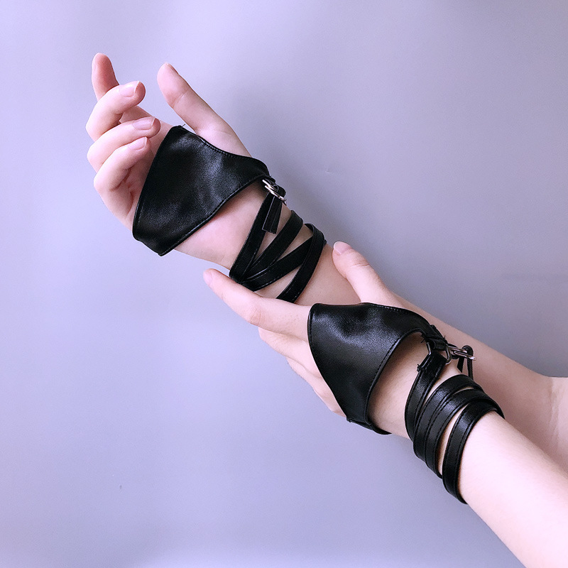 Women Sexy Black Half-Finger G - огляд і ціна Street Fashion Gloves