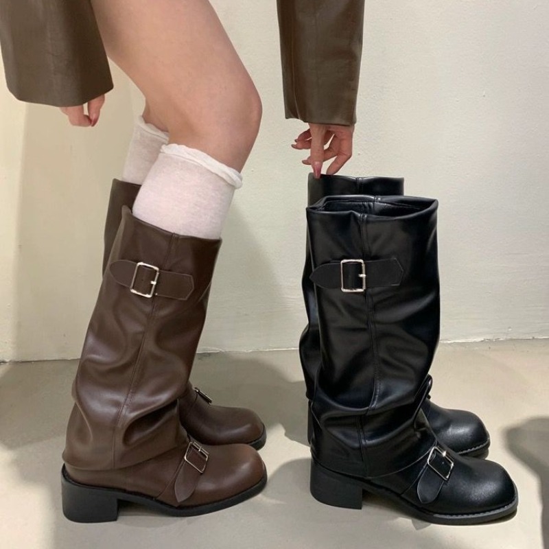 2025Woman Boots Knee High Plat - огляд і ціна Street Fashion Trends