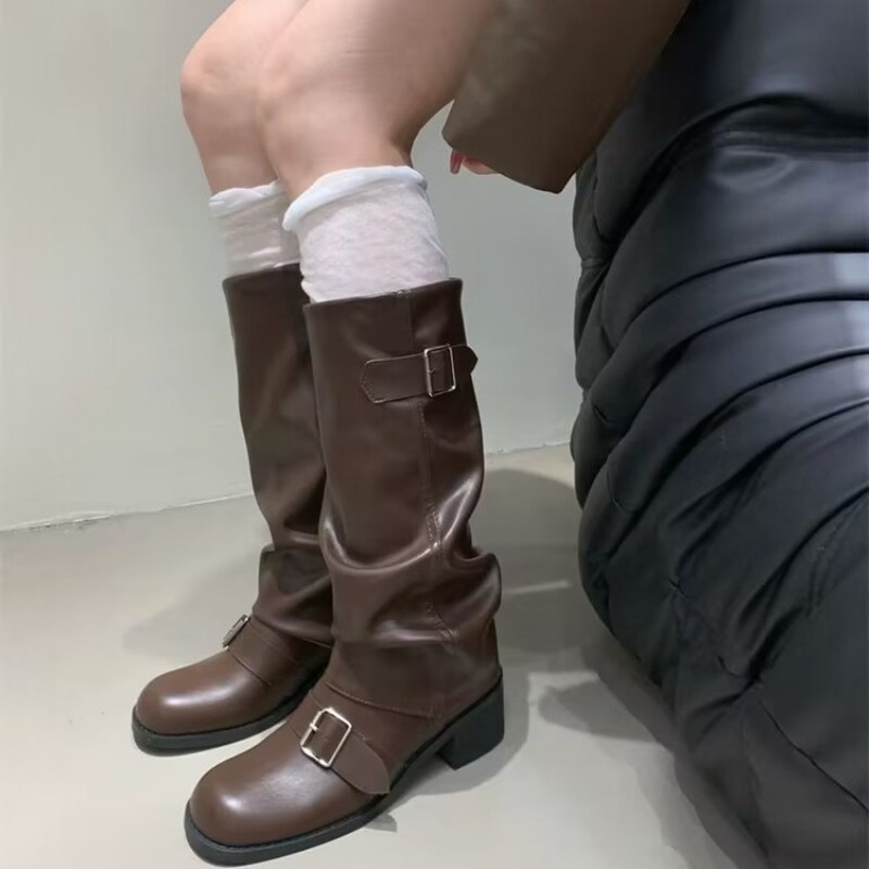 2025Woman Boots Knee High Plat - огляд і ціна Street Fashion Trends