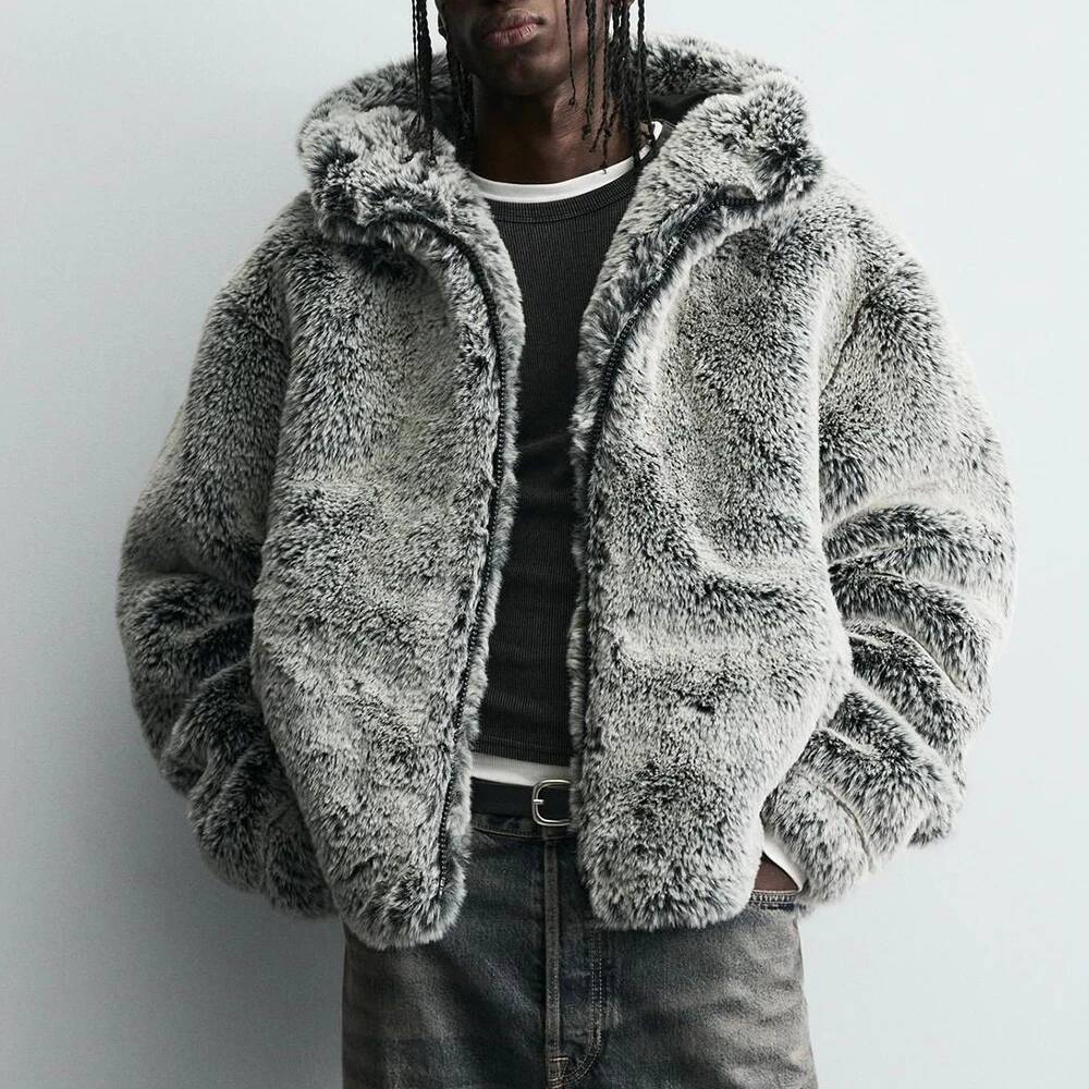 Winter New Faux Fur Long-Sleev - огляд і ціна Street Fashion Taiwan