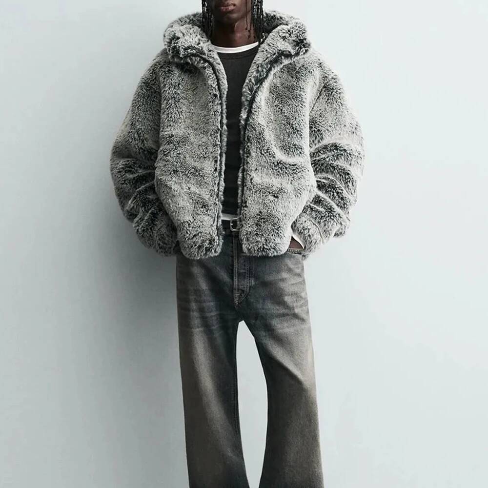 Winter New Faux Fur Long-Sleev - огляд і ціна Street Fashion Taiwan