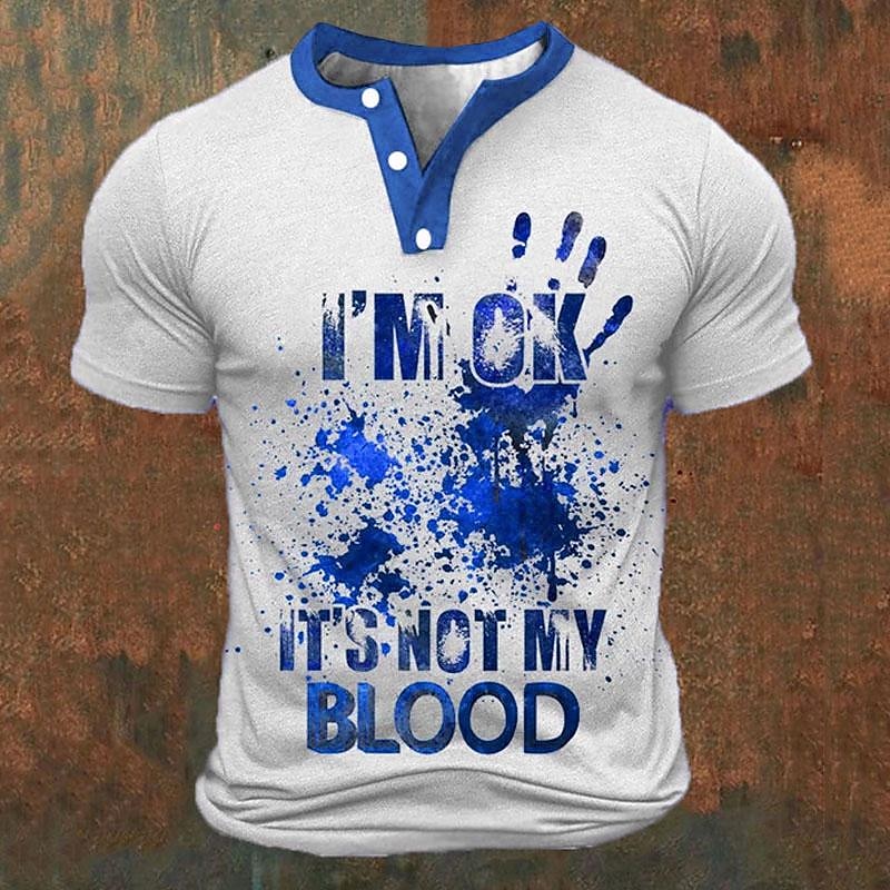 Funny 3D Letter Print Men's He - огляд і ціна Street Fashion Men