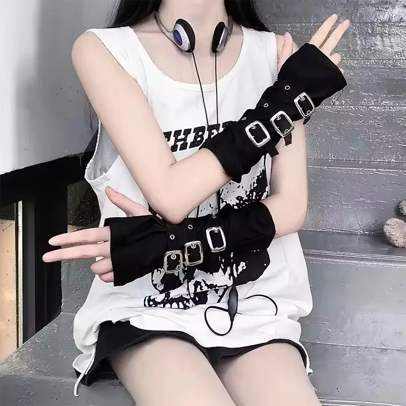 Personality Fashion Buckle Str - огляд і ціна Street Fashion Gloves
