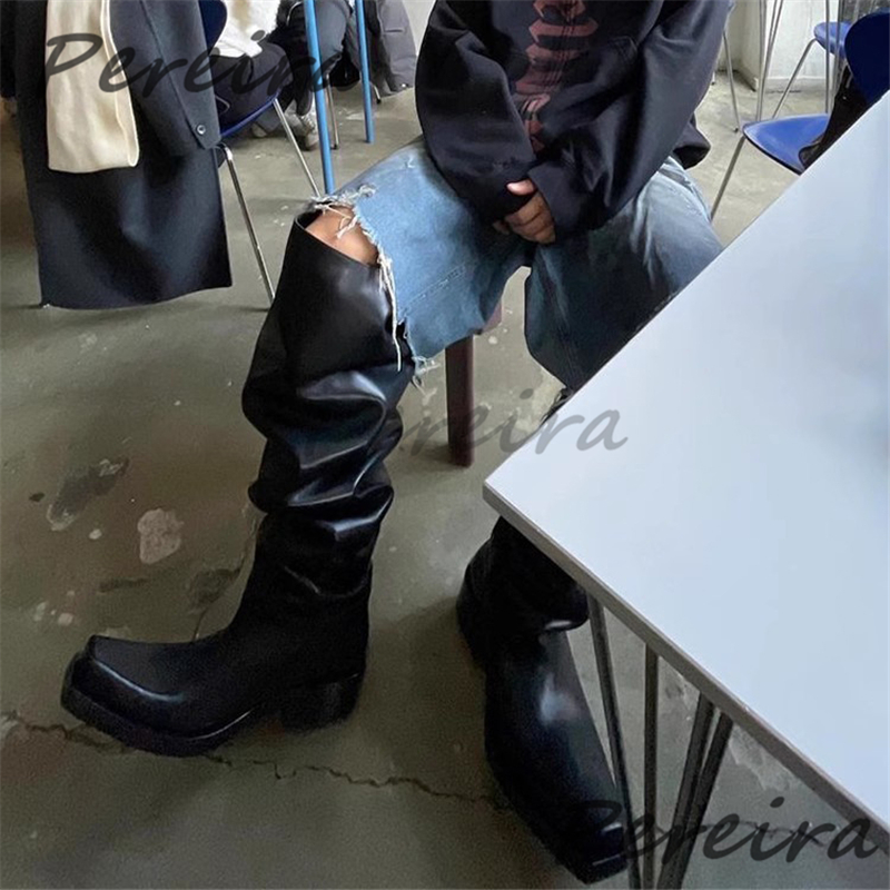 Thick Soled Over The Knee Boot - огляд і ціна Street Fashion Rome