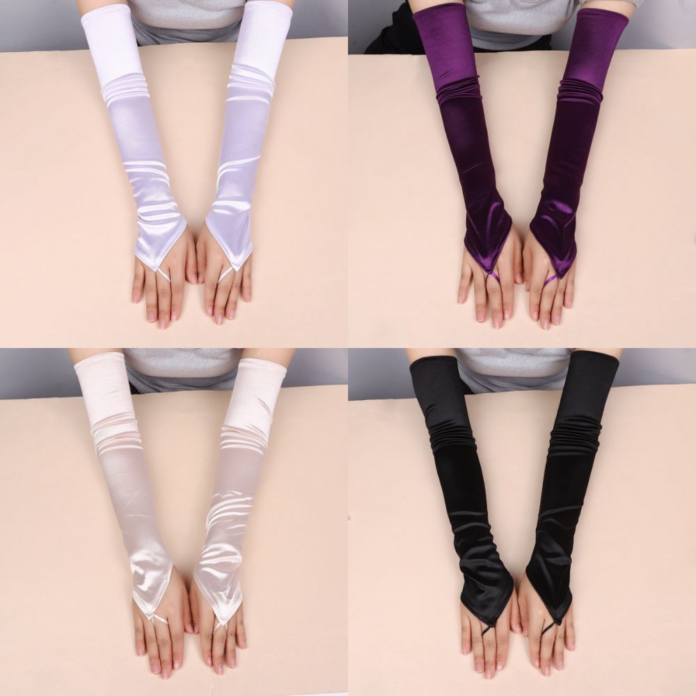 New 49CM Women Gloves Satin So - огляд і ціна Street Fashion Gloves