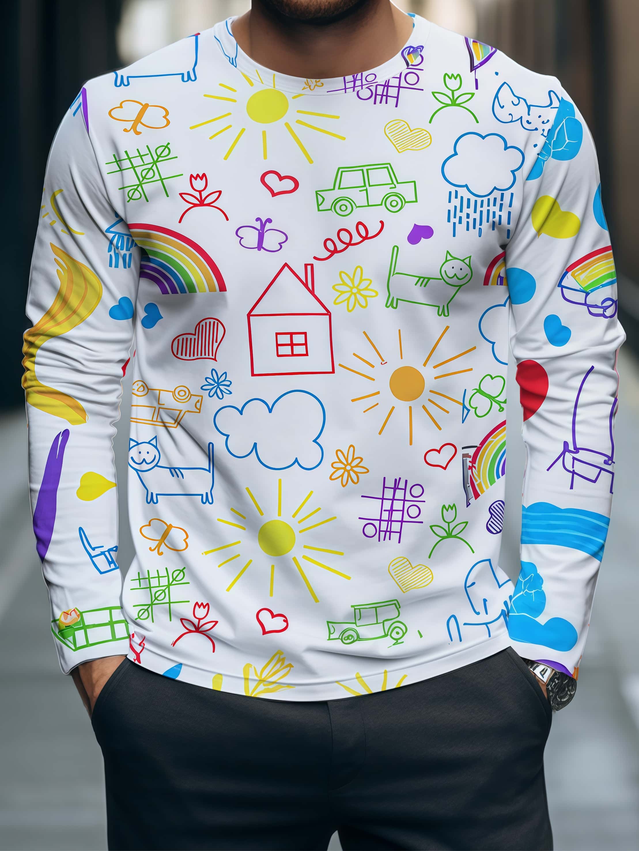 2026 New Dopamine Color Graffi - огляд і ціна Street Fashion Trends